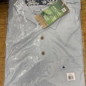 Tailor Vintage Sky Blue Casual Shirt Short Sleeve